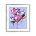 thumbnail image 1 of Stupell Industries Eclectic Heart Balloons Celebration Gray Framed Print Under Glass, 13 x 16, by Michael Willett, 1 of 8