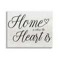 thumbnail image 1 of Stupell Industries Heart & Home Fancy Script Phrase Typography Canvas Wall Art, 40 x 30, Design by Lil' Rue, 1 of 5