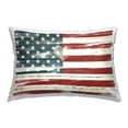 thumbnail image 1 of Stupell Industries Heart Of America Flag Decorative Printed Throw Pillow Design by Carol Robinson., 1 of 6