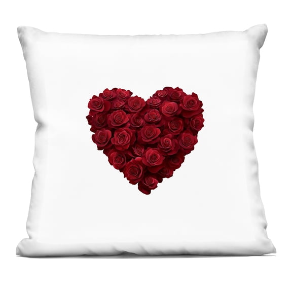 Stupell Industries Heart of Roses Bouquet Decorative Printed Throw Pillow, design by Christine Simpson Art
