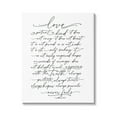 thumbnail image 1 of Stupell Industries Heartfelt Love Is Quote Classy Cursive Typography Graphic Art Gallery Wrapped Canvas Print Wall Art, Design by Lettered and Lined, 1 of 7