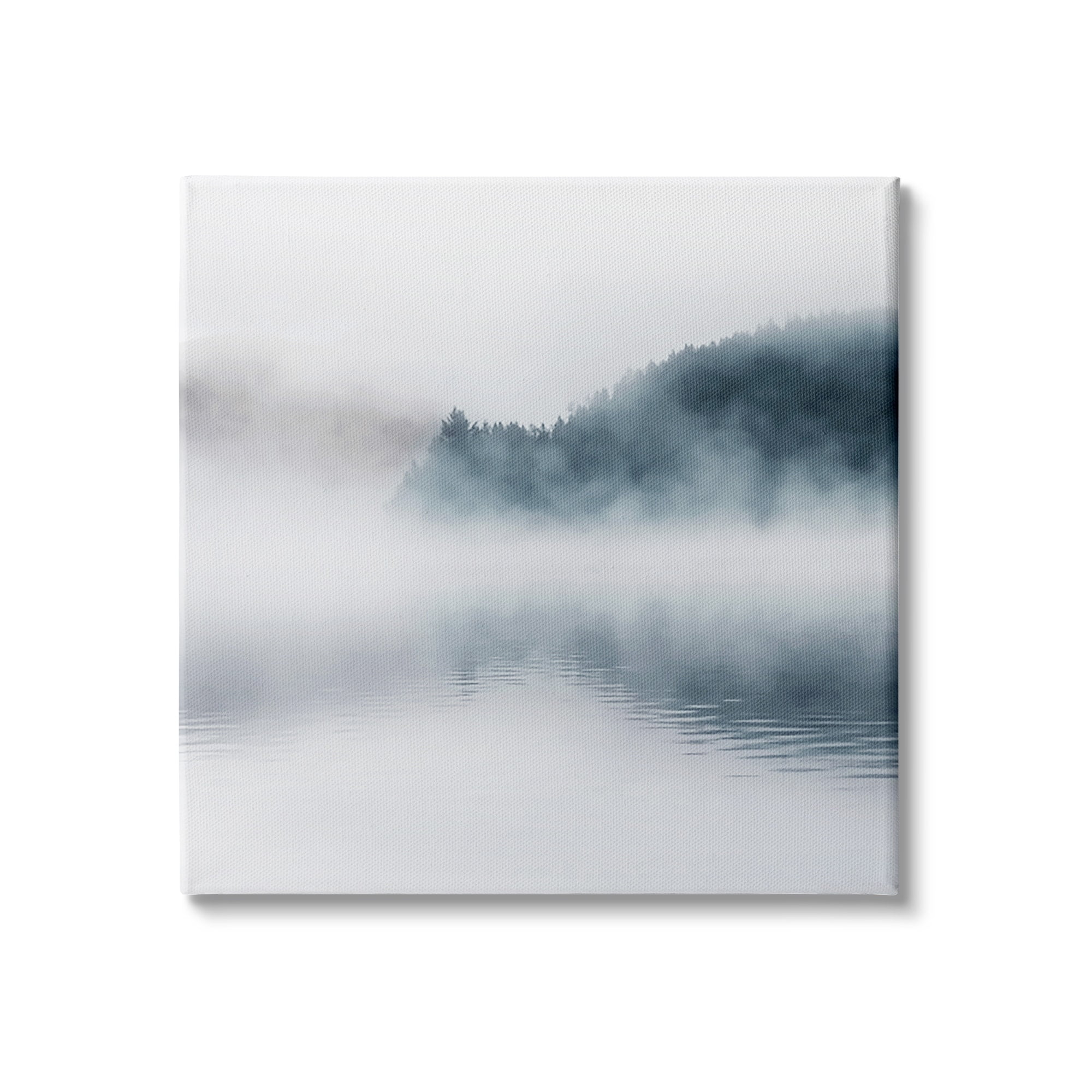 Stupell Industries Heavy Fog Lake Landscape Dense Mist Photography, 30 x 30, Design by Carol Robinson