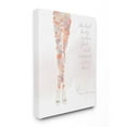 thumbnail image 1 of Stupell Industries Heels Inspirational Word Flower Fashion Modern Word Design Canvas Wall Art by Anna Quach, 1 of 5