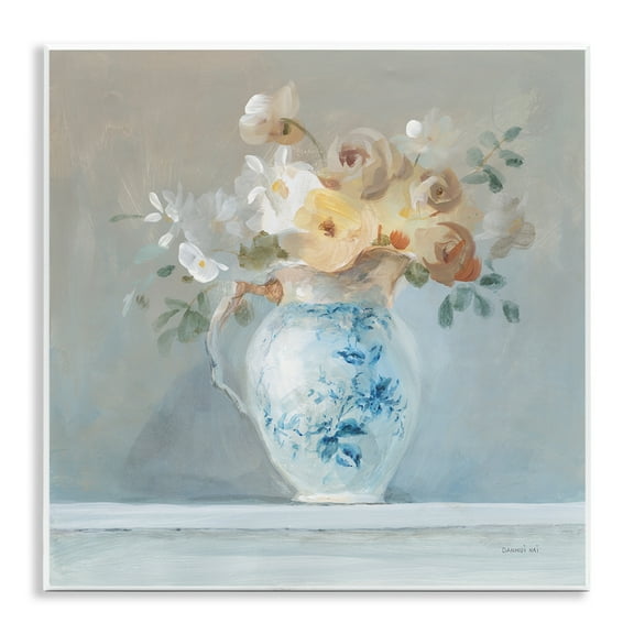 Stupell Industries Heirloom Flower Bouquet Botanical & Floral Painting Unframed Art Print Wall Art, 12 x 12