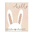 thumbnail image 1 of Stupell Industries Hello Bunny Phrase Baby Rabbit Polka Dot Patterns Country Painting Unframed Art Print Wall Art, 13 x 19, Design by Katie Doucette, 1 of 6