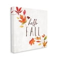 thumbnail image 1 of Stupell Industries Hello Fall Autumn Tree Leaves Seasonal Statement, 24 x 24, Design by Nina Pierce, 1 of 5