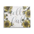 thumbnail image 1 of Stupell Industries Hello Fall Phrase Blue Checker Plaid Sunflower Florals, 30 x 24,Design by Daphne Polselli, 1 of 5