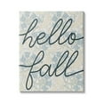 thumbnail image 1 of Stupell Industries Hello Fall Phrase Bluebell Paisley Pattern Vintage Flowers, 16 x 20,Design by Daphne Polselli, 1 of 5