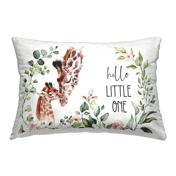 Stupell Industries Hello Little One Phrase Decorative Printed Throw Pillow, 14 x 20
