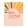 thumbnail image 1 of Stupell Industries Hello Sunshine Exclamation Sunrise Rainbow Rays, 10 x 15, Designed by Heather McLaughlin, 1 of 6