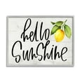thumbnail image 1 of Stupell Industries Hello Sunshine Expression Soft Country Lemon Branch , 16 x 20, Designed by Valerie Wieners, 1 of 7