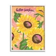 thumbnail image 1 of Stupell Industries Hello Sunshine Sentiment Blushing Yellow Sunflowers Small Daisies, 16 x 20, Design by Deborah Curiel, 1 of 7