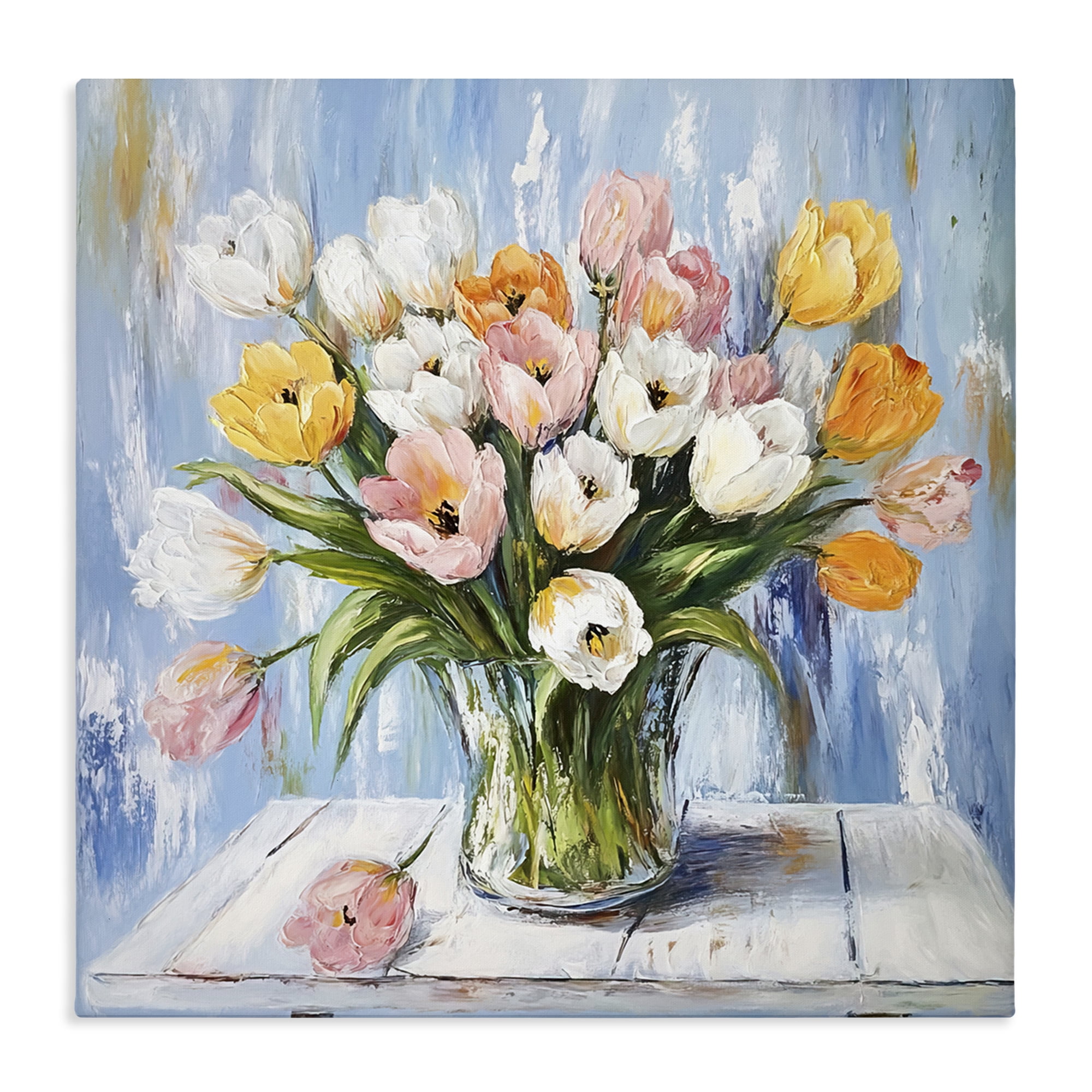 Stupell Industries Her Cottage Garden Tulips Canvas Wall Art, design by Tina LeCour