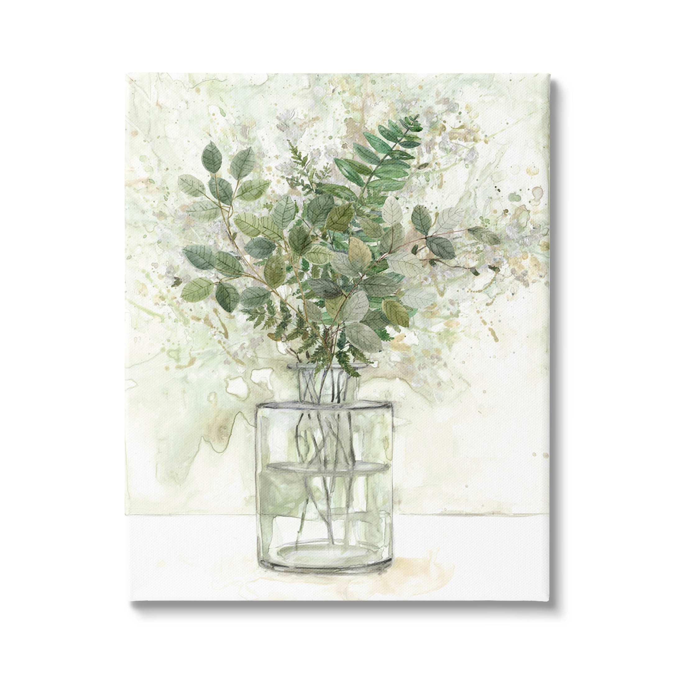 Stupell Industries Herb Plant Arrangement Vase Graphic Art Gallery Wrapped Canvas Print Wall Art, Design by Carol Robinson
