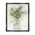 thumbnail image 1 of Stupell Industries Herb Plant Arrangement Vase Graphic Art Jet Black Floating Framed Canvas Print Wall Art, Design by Carol Robinson, 1 of 6