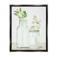 thumbnail image 1 of Stupell Industries Herbal Plant Sprigs Country Glass Jars Rustic Painting Graphic Art Jet Black Floating Framed Canvas Print Wall Art, Design by Kim Allen, 1 of 5