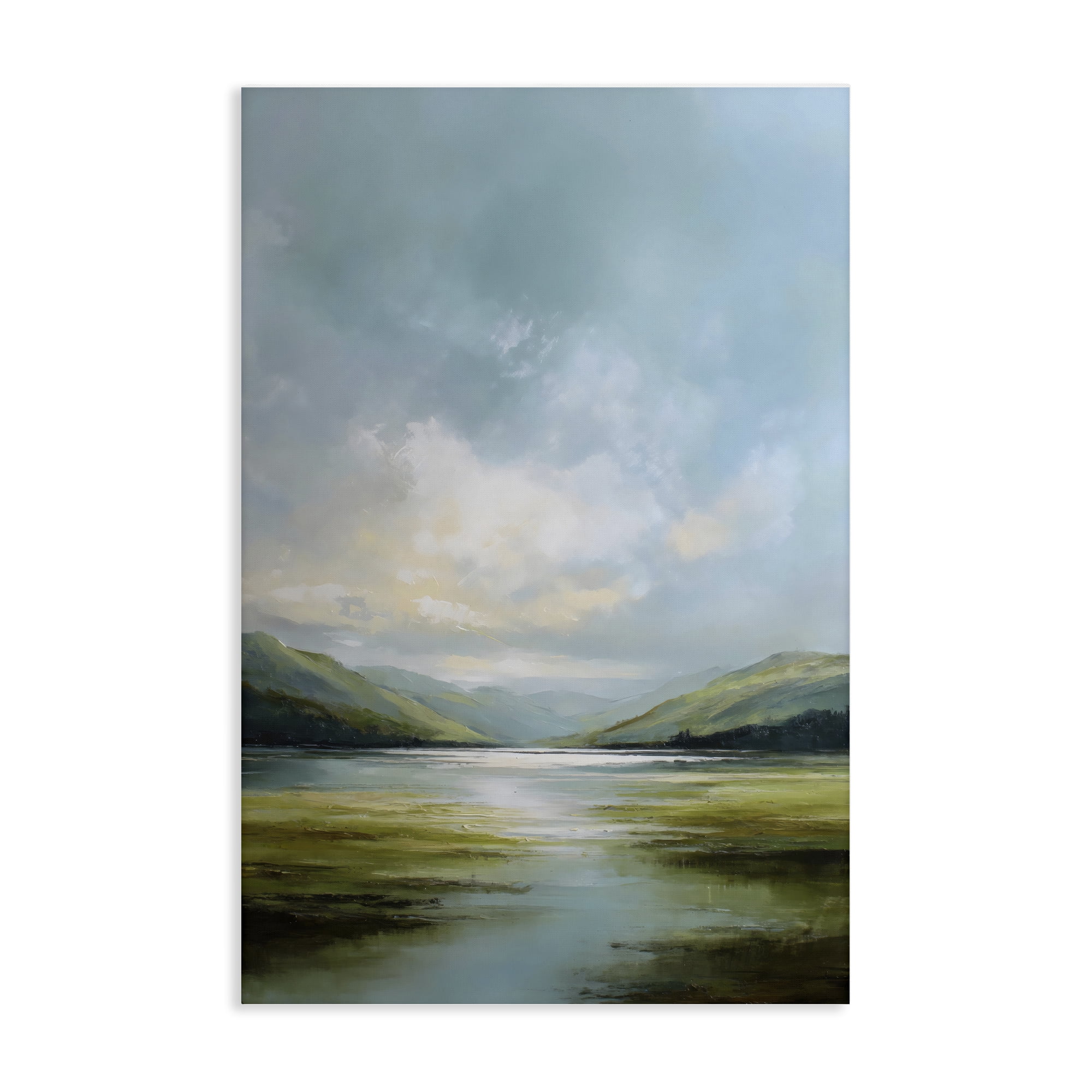 Stupell Industries Here Comes Sun over Valley Canvas Wall Art, design by Petal Prints Design