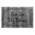 thumbnail image 1 of Stupell Industries Here Lies My Patience Tombstone Graphic Art Unframed Art Print Wall Art, Design by Lil' Rue, 1 of 6