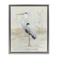 thumbnail image 1 of Stupell Industries Tropical Heron Bird Riverbank Watercolor Gray Floating Frame Canvas Art, 17 x 21, by Sally Swatland, 1 of 7