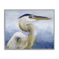 thumbnail image 1 of Stupell Industries Heron & Blue Gradient Animals & Insects Painting Gray Framed Art Print Wall Art, 20 x 16, 1 of 10