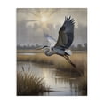 thumbnail image 1 of Stupell Industries Coastal Heron Flight over Wetlands Canvas Art, 16 x 20, by Susan Arnot, 1 of 8