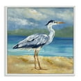 thumbnail image 1 of Stupell Industries Heron by the Sea Nautical & Beach Painting White Framed Art Print Wall Art, 12 x 12, 1 of 2