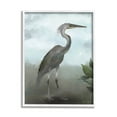 thumbnail image 1 of Stupell Industries Heron in Nature Study Animals & Insects Painting White Framed Art Print Wall Art, 24 x 30, 1 of 9