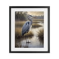 thumbnail image 1 of Stupell Industries Traditional Heron in Serene Marshlands Black Framed Print Under Glass, 13 x 16, by Susan Arnot, 1 of 8