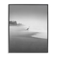 thumbnail image 1 of Stupell Industries Heron on Beach Coast Coastal Photography Black Framed Art Print Wall Art, 16 x 20, 1 of 10