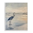 thumbnail image 1 of Stupell Industries Heron on Classic Coast Nautical & Beach Painting White Framed Art Print Wall Art, 24 x 30, 1 of 2