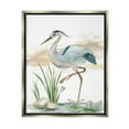 thumbnail image 1 of Stupell Industries Heron on Pond Painting Animals & Insects Painting Gray Floater Framed Art Print Wall Art, 25 x 31, 1 of 9