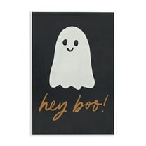 Stupell Industries Hey Boo Spooky Ghost Holiday Painting Unframed Art Print Wall Art, 10 x 15