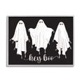 thumbnail image 1 of Stupell Industries Hey Boo Three Ghosts Holiday Painting Gray Framed Art Print Wall Art, 30 x 24, 1 of 8