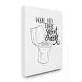 thumbnail image 1 of Stupell Industries Hey There Sweet Cheeks Toilet Bathroom Joke Word Pun Canvas Wall Art Design by Becky Thorns, 24" x 30", 1 of 1