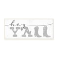 thumbnail image 1 of Stupell Industries Hey Y'all Phrase Western Cowboy Distressed Typography Typography Painting Unframed Art Print Wall Art, 7 x 17, 1 of 6