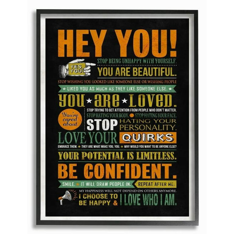Wall Mural Motivational poster with lettering Yes You Can