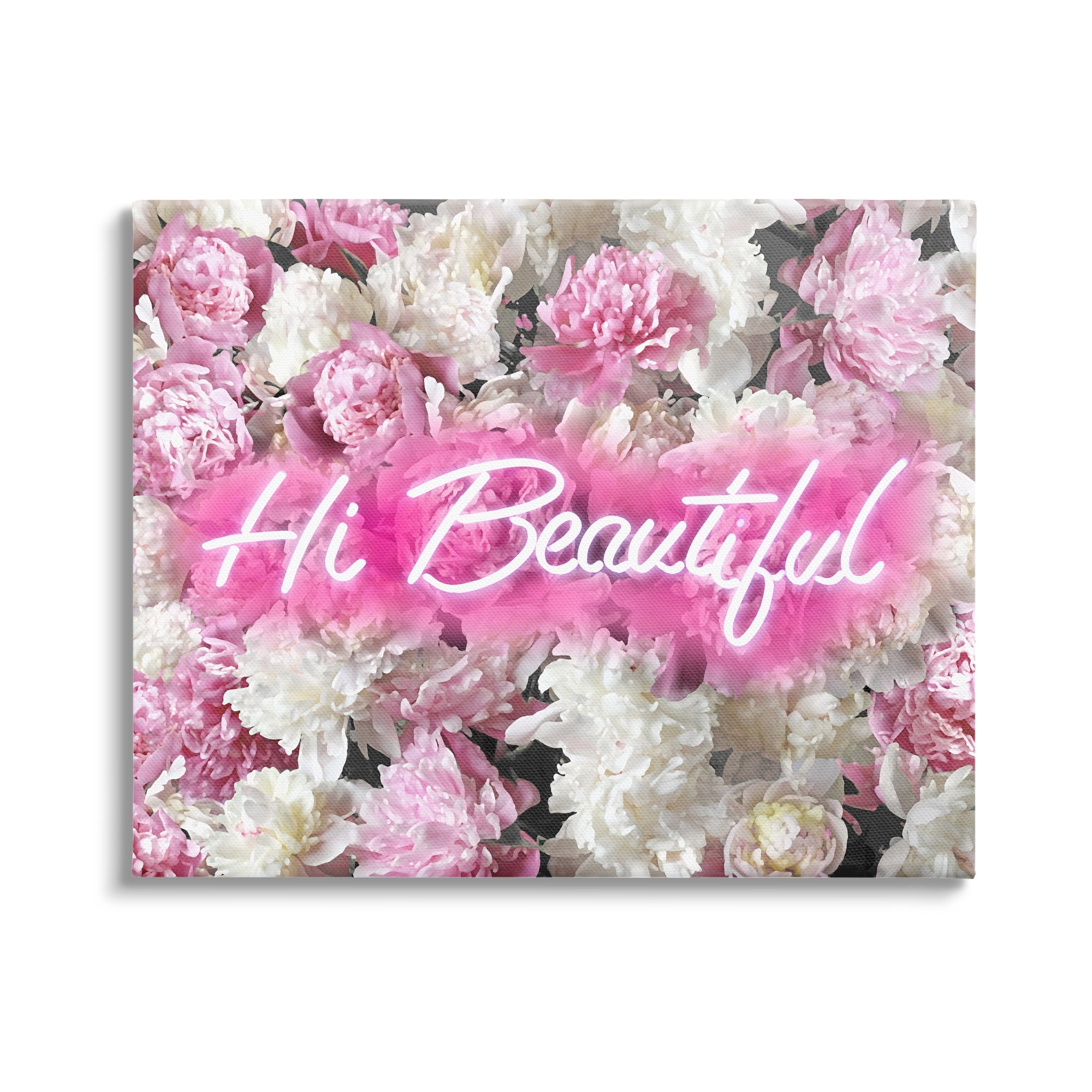 Stupell Industries Hi Beautiful Florals Botanical & Floral Painting Gallery Wrapped Canvas Art Print Wall Art, 48 x 36