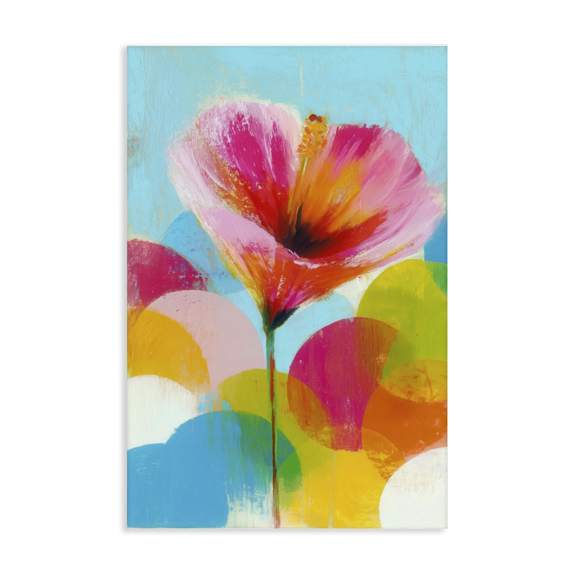 Stupell Industries Hibiscus In The Sun Canvas Wall Art, design by Chromatic Storm Studio
