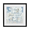 thumbnail image 1 of Stupell Industries Farmhouse Hidden Your Word In My Heart Black Framed Print Under Glass, 13 x 13, by Lanie Loreth, 1 of 8
