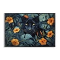 thumbnail image 1 of Stupell Industries Bohemian Hiding Panther's Paradise Black Framed Giclee Art, 18 x 12, by Ray Powers, 1 of 8