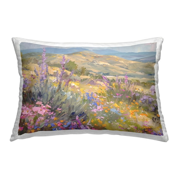 Stupell Industries High Desert Flowers Decorative Printed Throw Pillow Design by Gina Kelly.