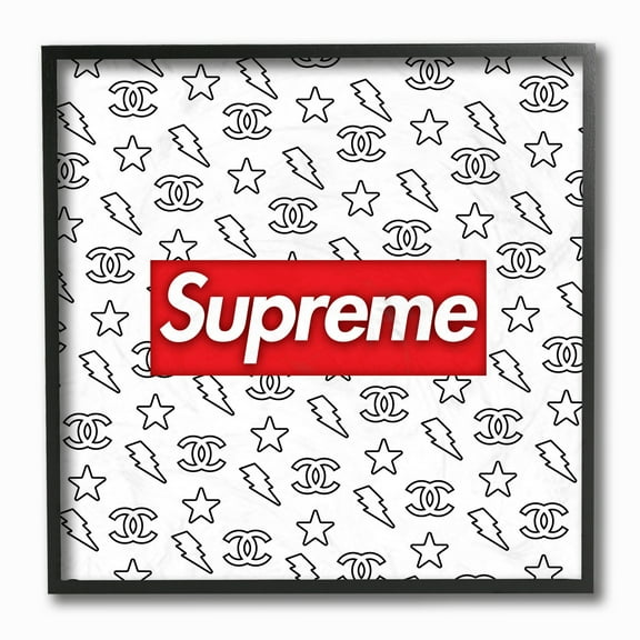 Stupell Industries High Fashion Pop Phrase over Glam Printed Pattern Designed by Ziwei Li