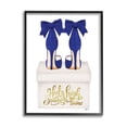 thumbnail image 1 of Stupell Industries High Standards Blue Heels Beauty & Fashion Painting Black Framed Art Print Wall Art, 16 x 20, 1 of 9