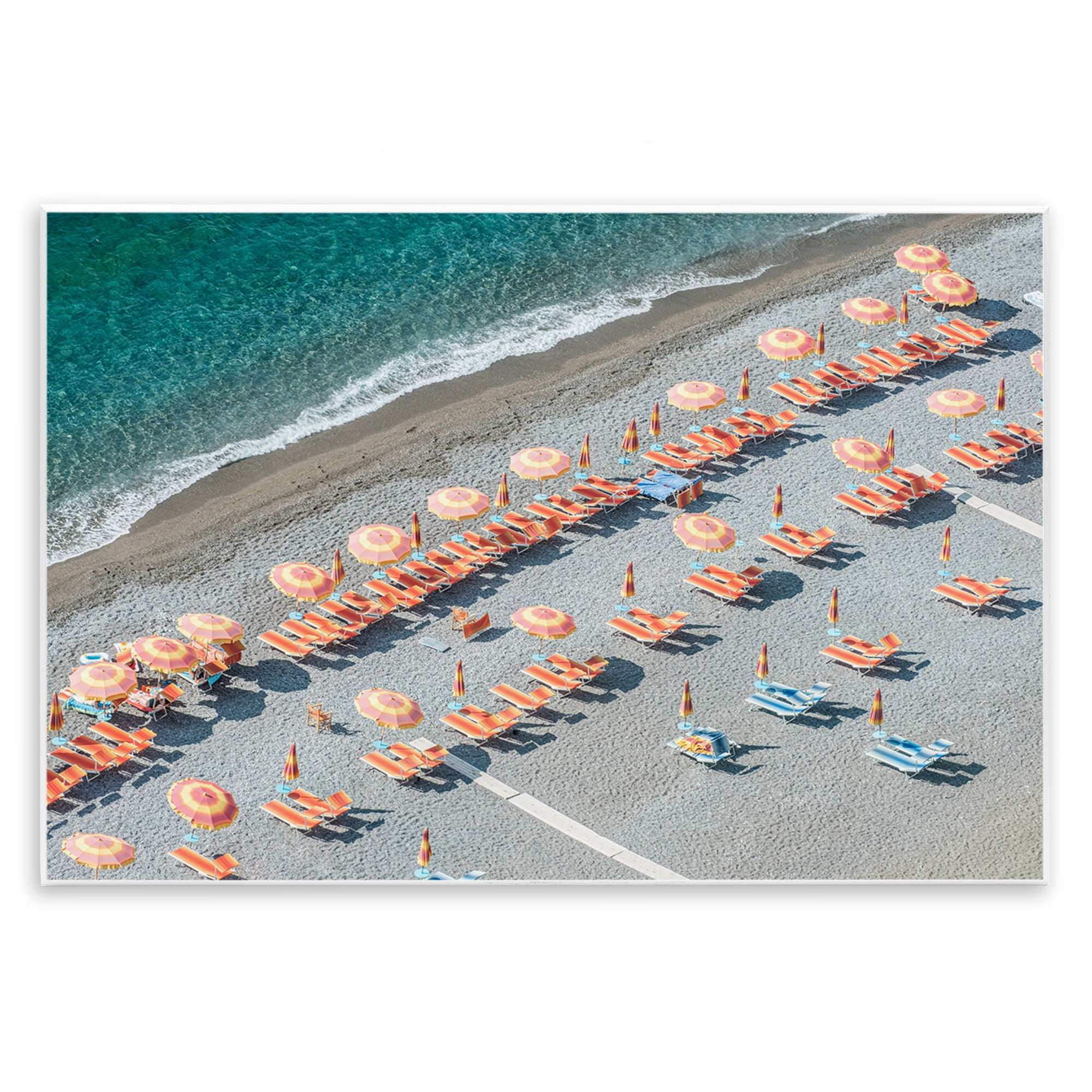 Stupell Industries High Tide Beach Umbrellas Landscape Painting ...