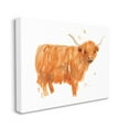 thumbnail image 1 of Stupell Industries Highland Cattle Whimsical Orange Farm Animal Yak, 24 x 30, Designed by June Erica Vess, 1 of 5