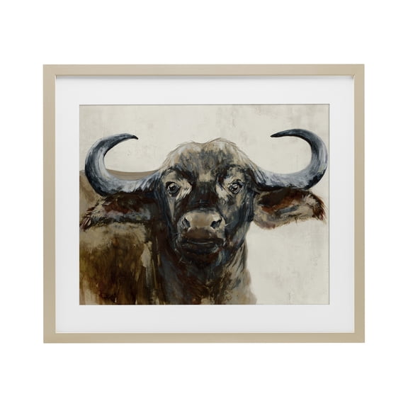 Stupell Industries Highland Spirit Portrait Birch Framed Print Under Glass design by Jacob Q, 13 x 16