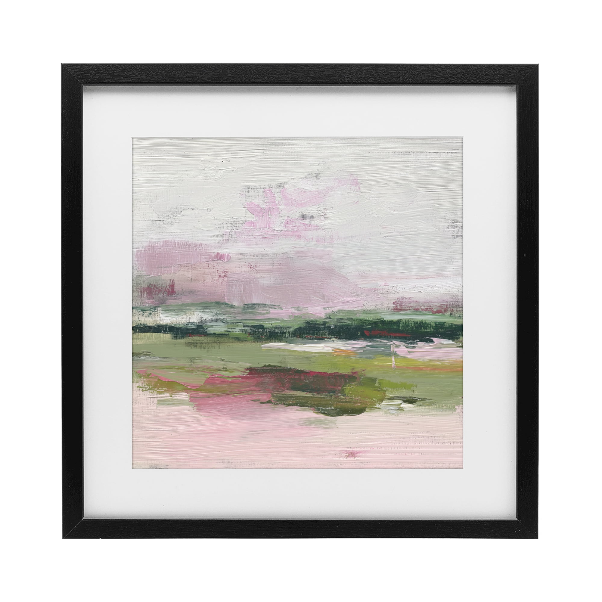 Stupell Industries Hills In Bloom Abstraction Black Framed Print Under Glass, design by Svetlana Aleynikova