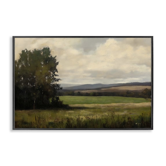 Stupell Industries Traditional Hills In The Distance Black Framed Giclee Art, 24 x 16, by Creative Studio