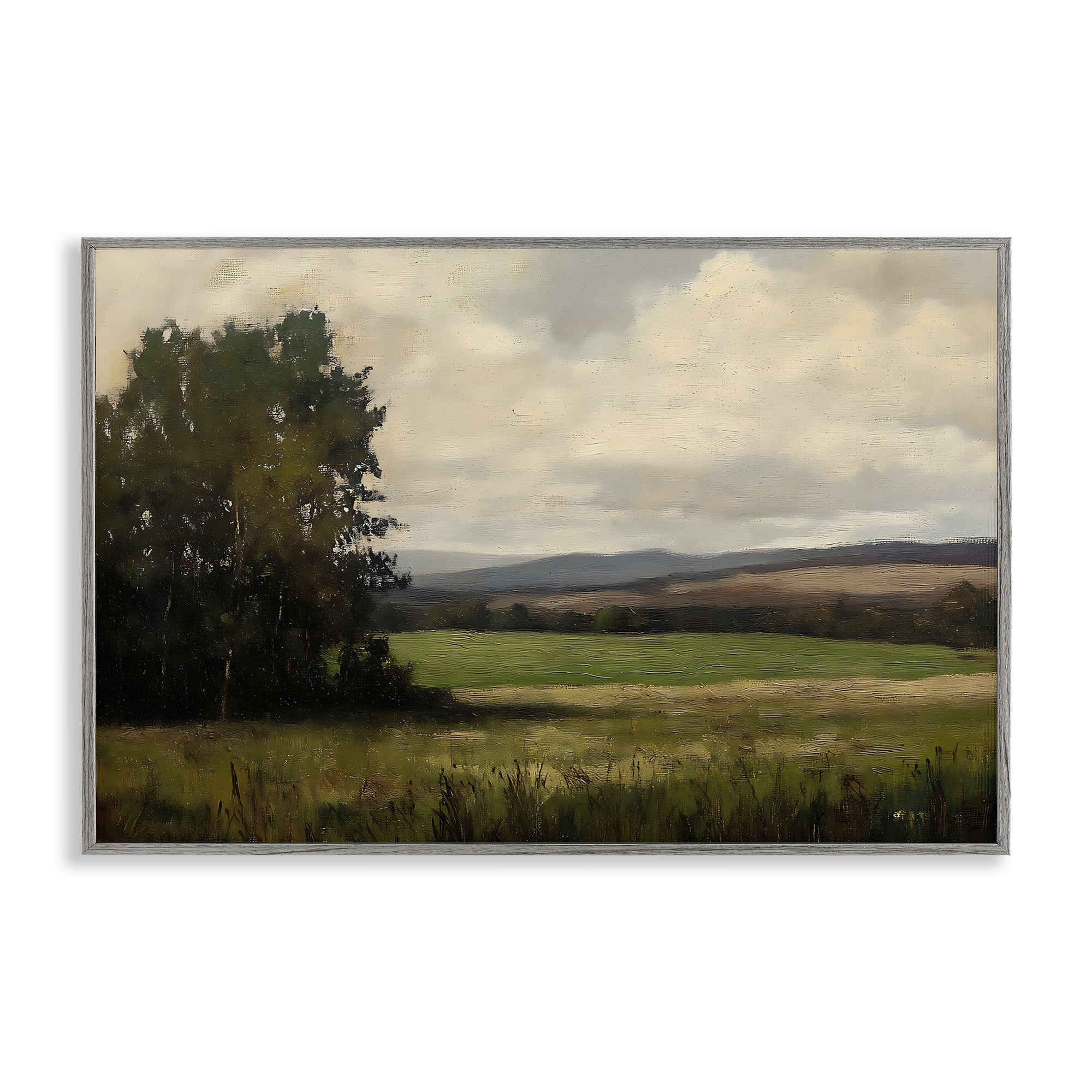 Stupell Industries Hills In The Distance Gray Framed Giclee Art, design by Creative Studio