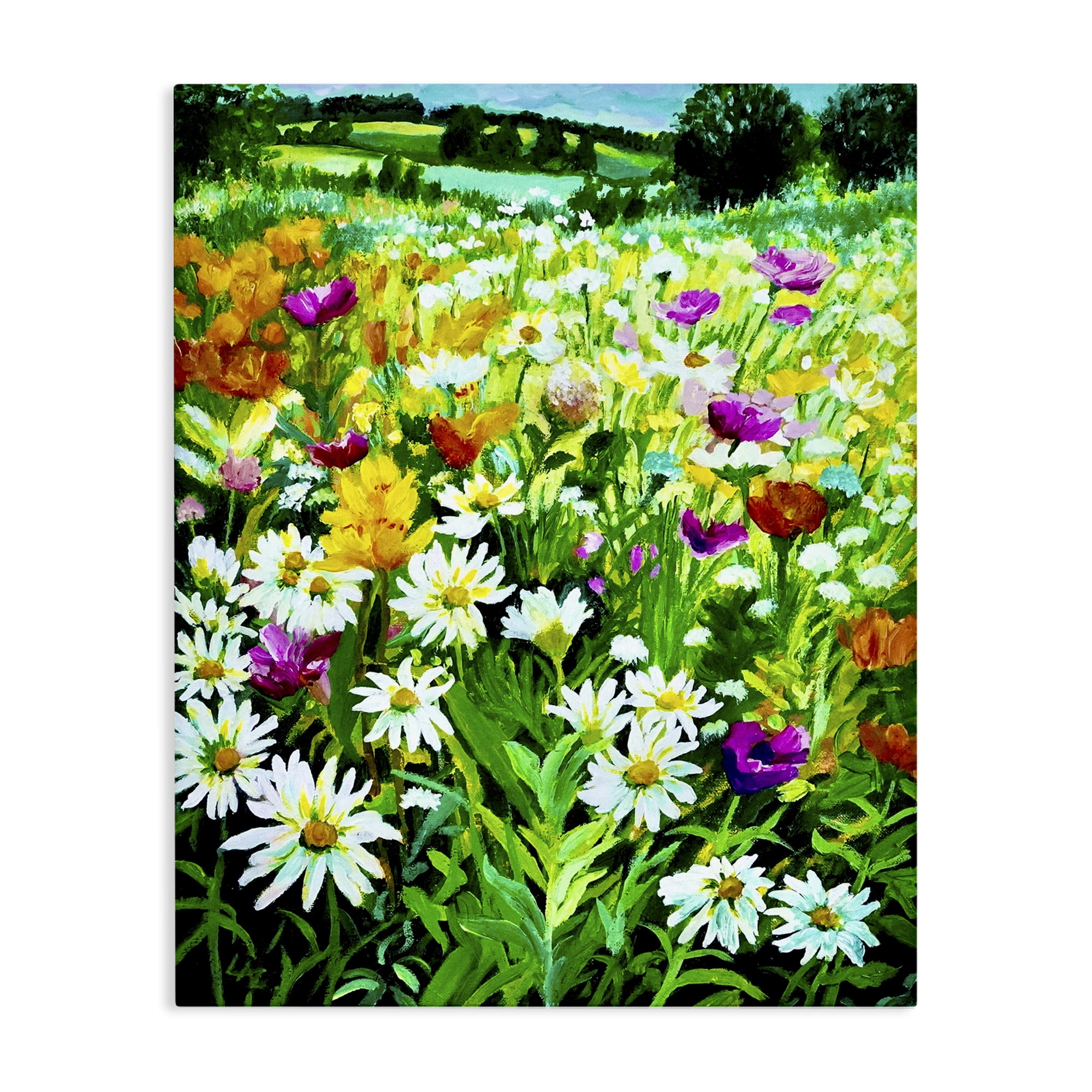 Stupell Industries Hillside Fusion Meadow Canvas Wall Art, design by Lee Ann Zirbes